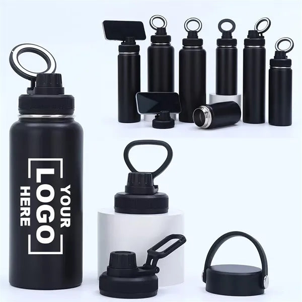 Magnetic Phone Holder Water Bottle
