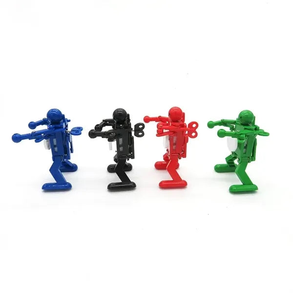 Funny Spring Wind-up Dancing Walking Robot Toy for Kids