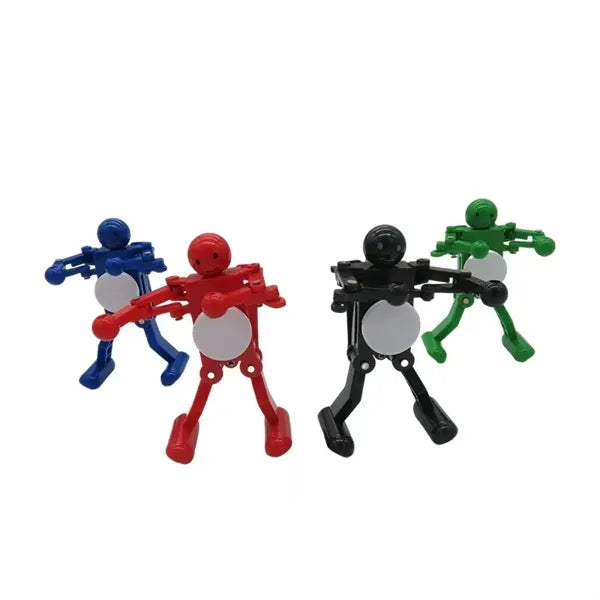 Funny Spring Wind-up Dancing Walking Robot Toy for Kids
