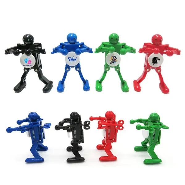 Funny Spring Wind-up Dancing Walking Robot Toy for Kids