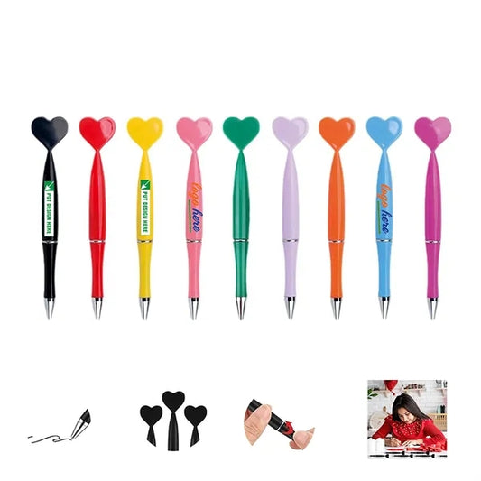 Heart-Shaped Tip Ballpoint Pen