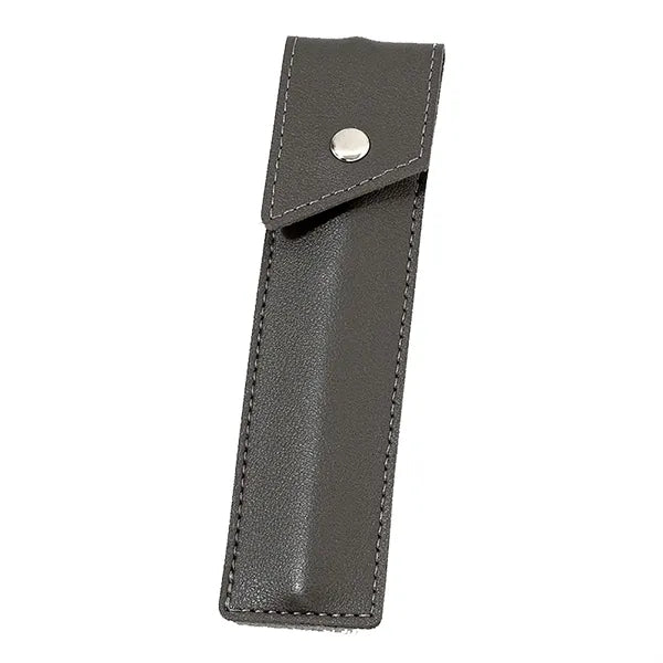 Square Leather Pen Sleeve with Snap Button