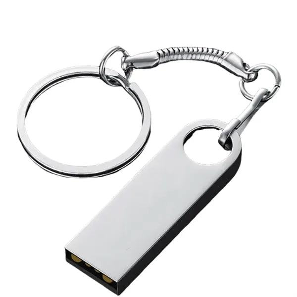 Metal USB Flash Drive with keychain 4GB - 128GB
