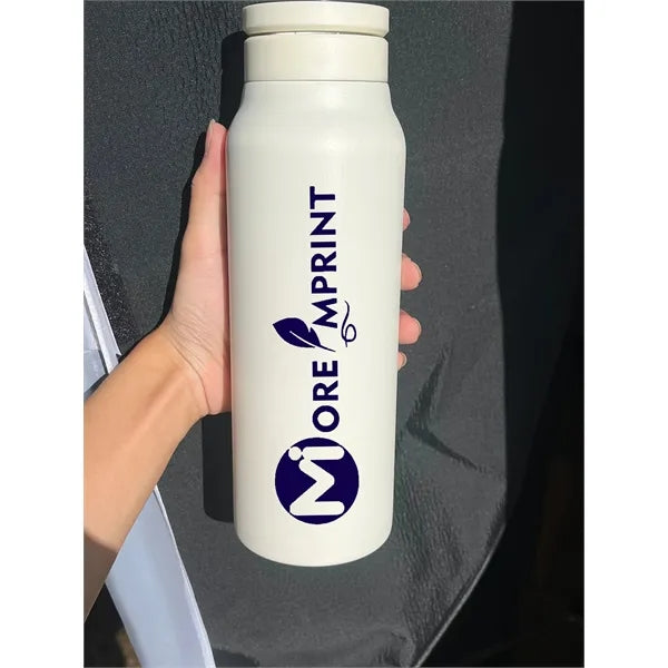 Water bottle with magsafe phone mount