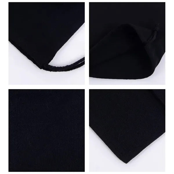 Embroidered Canvas Drawstring Bags