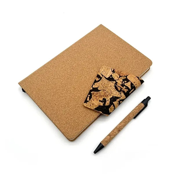 A5 eco-friendly coffee grounds cork notebook