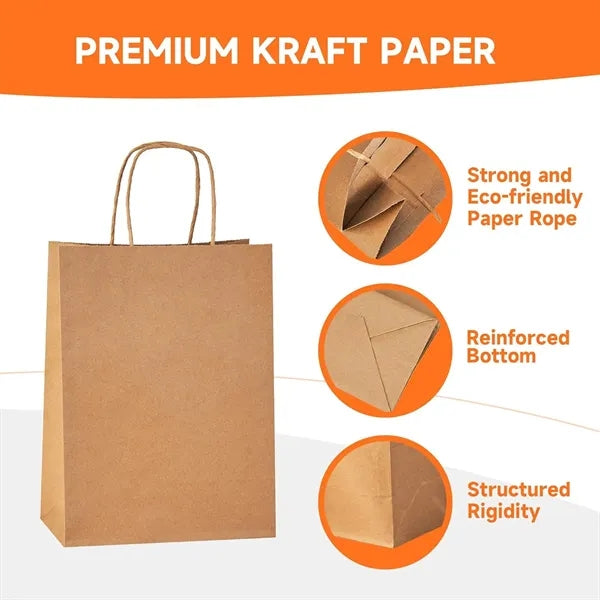 Premium Kraft Paper Bags Durable Recyclable & Eco Friendly