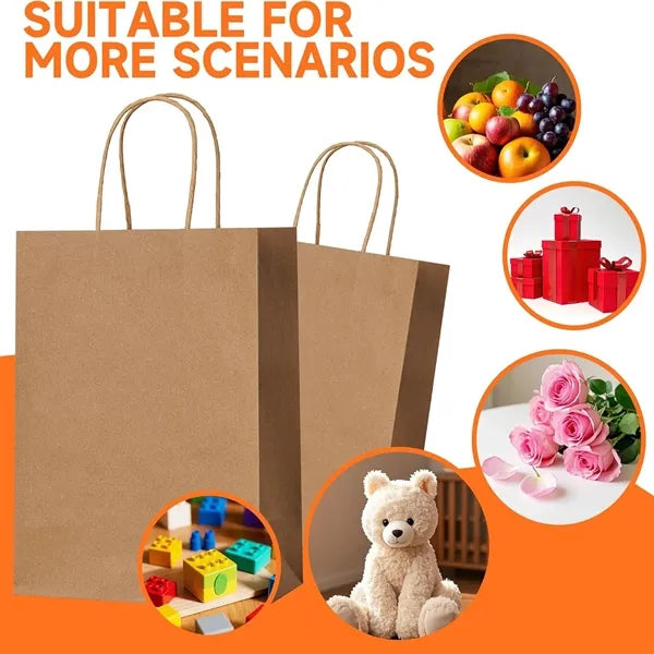 Premium Kraft Paper Bags Durable Recyclable & Eco Friendly