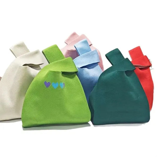 Knitted Jacquard Tote Bag