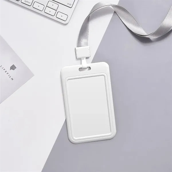 Id Badge Holder With Lanyard