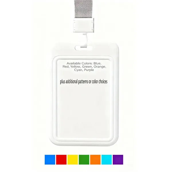Id Badge Holder With Lanyard