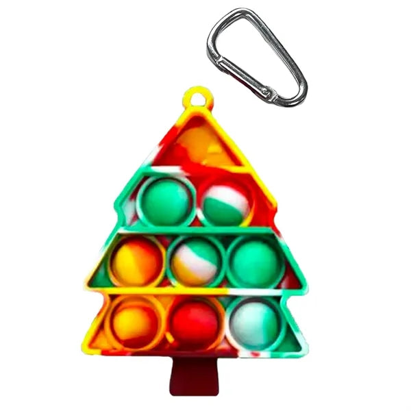 Holiday Fidget Poppers with Keychain