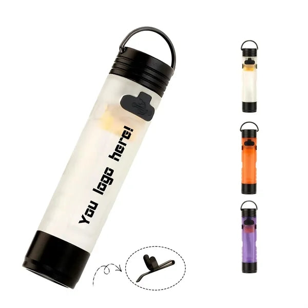 Functional Camping Flashlight Key Chain