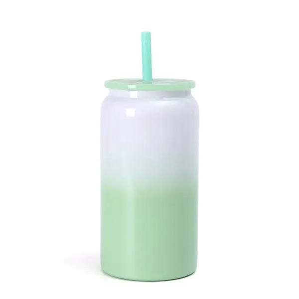 16oz Insulated Stainless Steel Tumbler with Straw Hot Cold