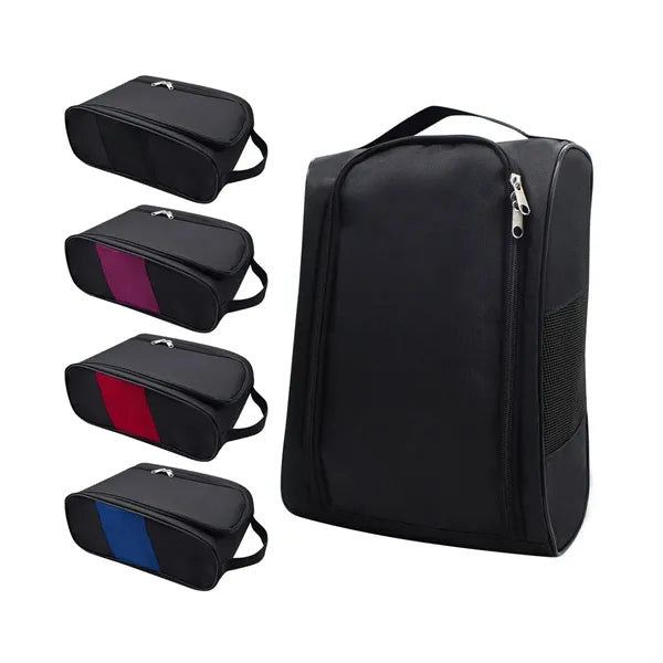 Portable Golf Shoe Bag with Ventilation for Travel Sports