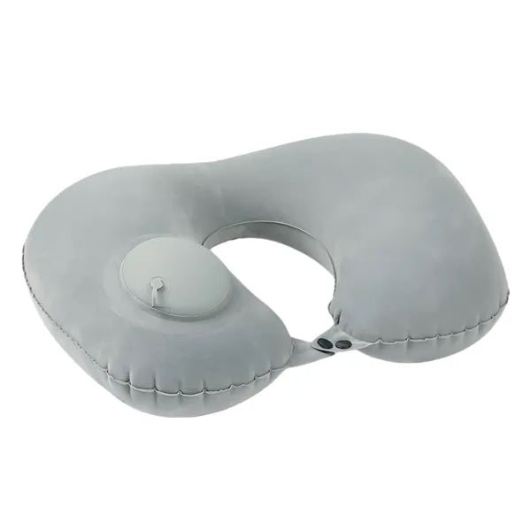 Premium Quick-Inflating Plush Travel Neck Pillow