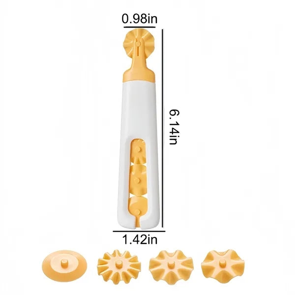 Popular4 In 1 Flower Rolling Cutter For Baking