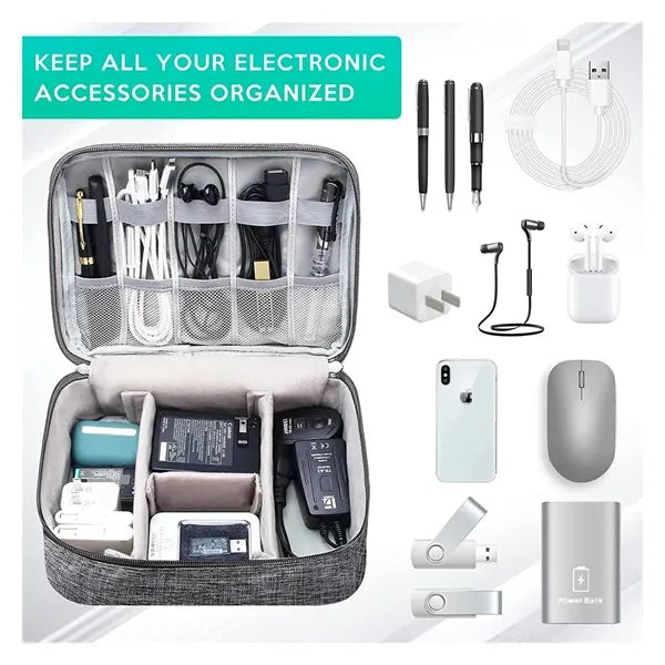 Electronics Organizer Travel Cable Organizer Digital Bag