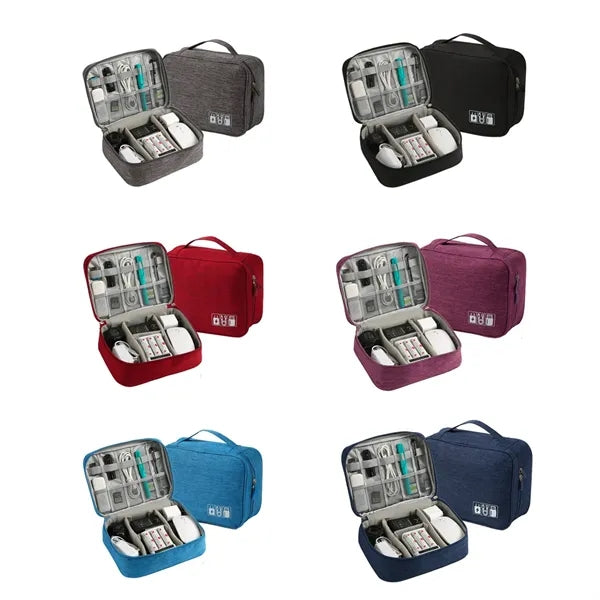 Electronics Organizer Travel Cable Organizer Digital Bag