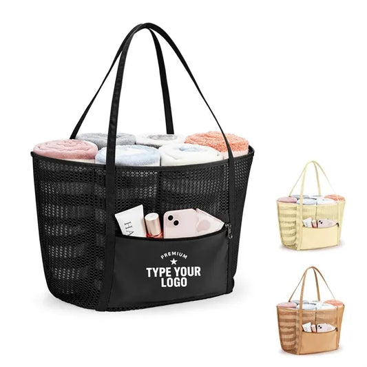 Mesh Beach Tote Womens Shoulder Handbag
