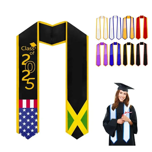 Graduation Stole Sash Angled Unisex for College