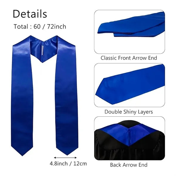 Graduation Stole Sash Angled Unisex for College