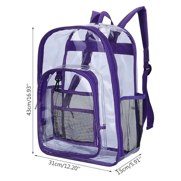 Waterproof Large Capacity Clear PVC Backpack
