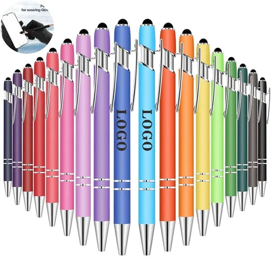 2 in 1 Stylus Metal ballpoint Pen