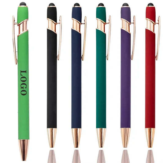 2 in 1 Stylus Metal ballpoint Pen