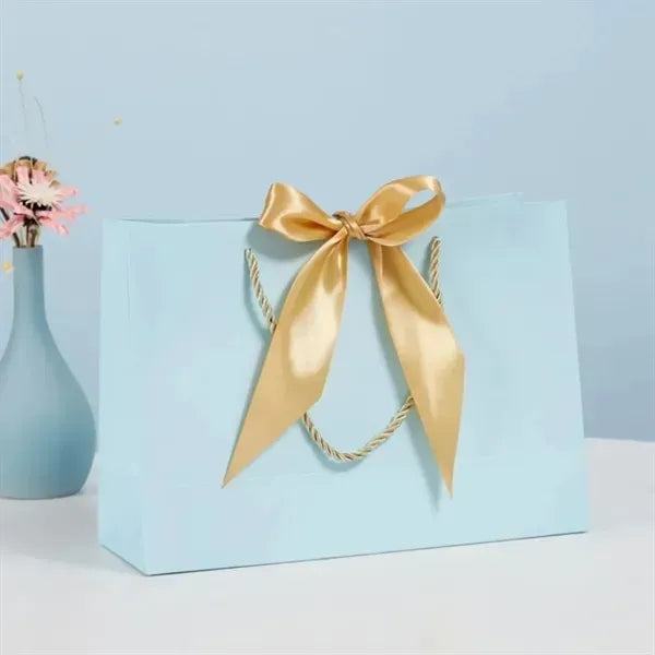 Gift Bags with Bow Ribbon Large