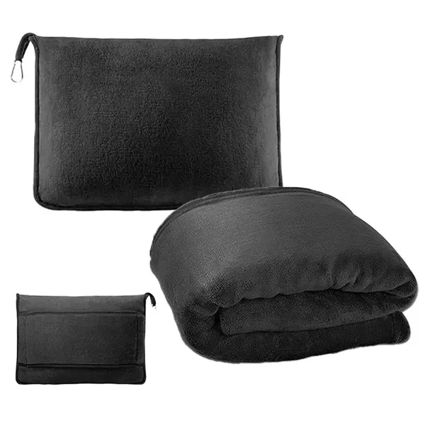 2 in 1 Solf Travel Airplane Blanket and Pillow