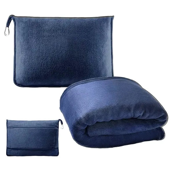 2 in 1 Solf Travel Airplane Blanket and Pillow