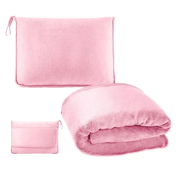 2 in 1 Solf Travel Airplane Blanket and Pillow