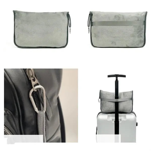 2 in 1 Premium Soft Travel Airplane Blanket and Pillow