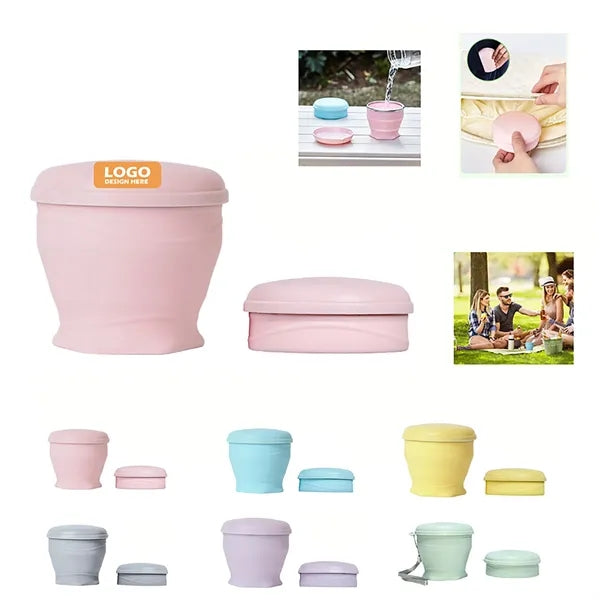6oz Portable Collapsible Water Bottle