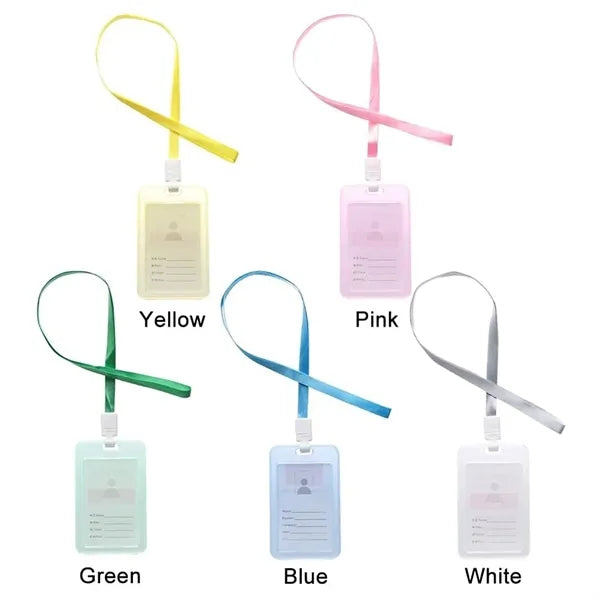 Identity Card Holder With Lanyard