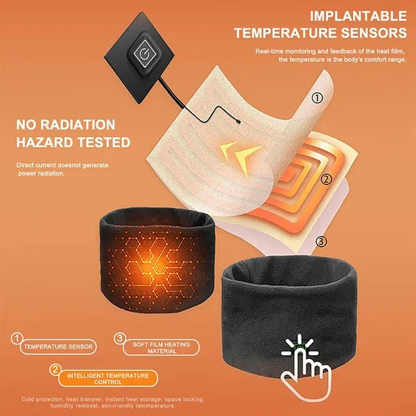 Heated Scarf for Men Women