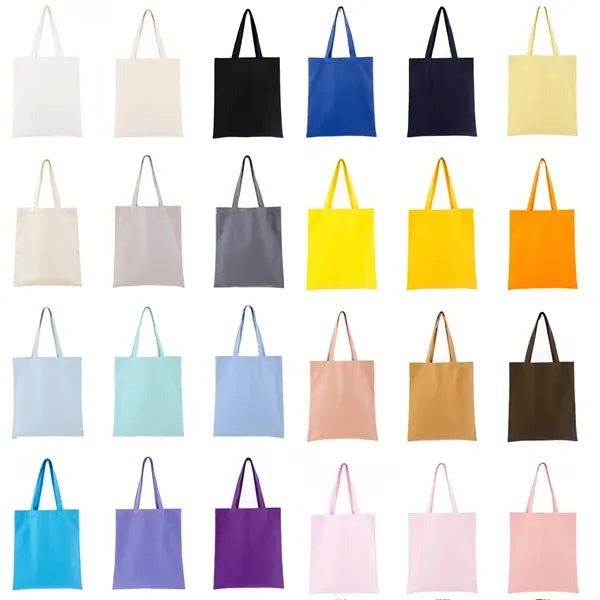 Premium Custom Colorful Canvas Shopping Tote Bag