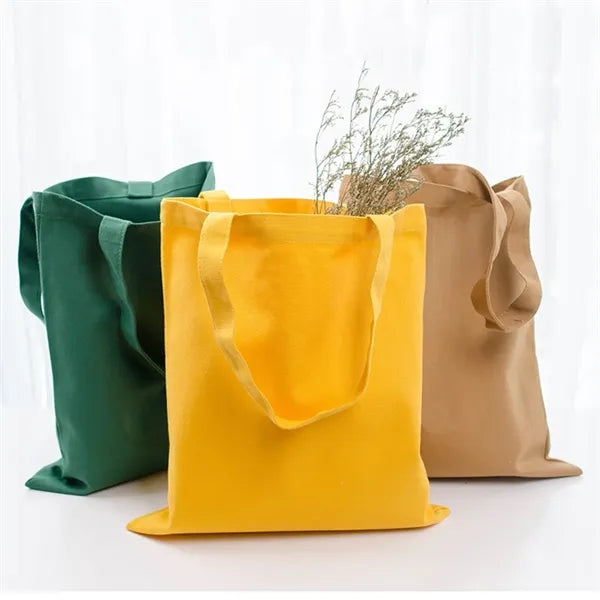 Premium Custom Colorful Canvas Shopping Tote Bag