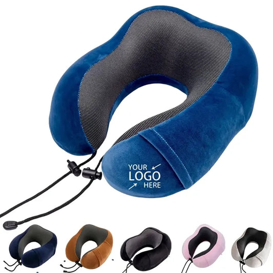 Memory Foam Travel Pillow U Shape Neck Support Cushion