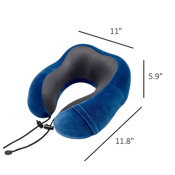 Memory Foam Travel Pillow U Shape Neck Support Cushion