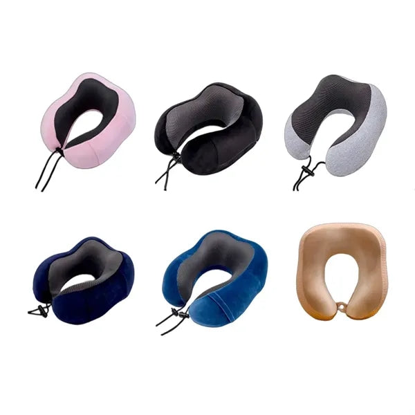 Memory Foam Travel Pillow U Shape Neck Support Cushion