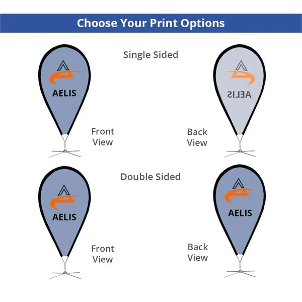Pinpoint Flags (43" x 86") - Single Sided (Graphic Only)