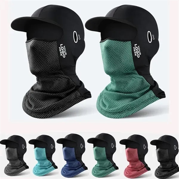 Ice Silk Headgear With Brim