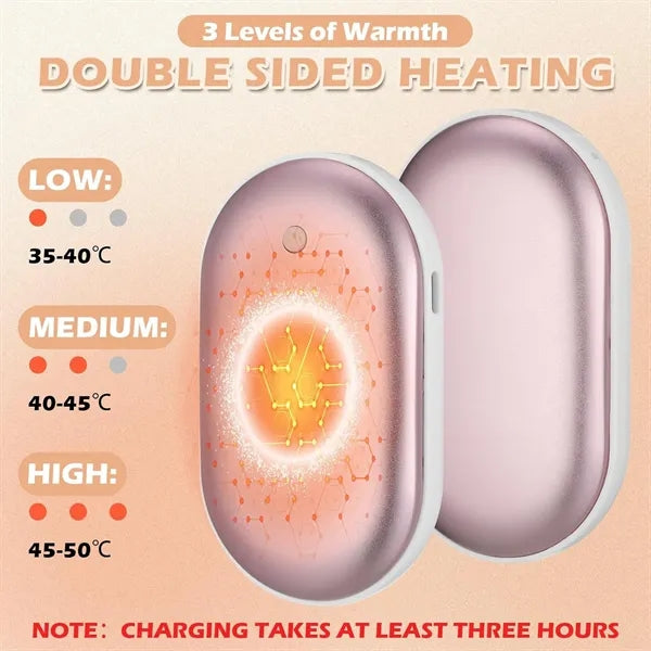 Rechargeable Double-Sided Hand Warmer