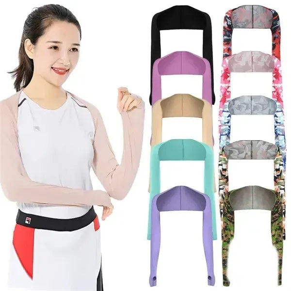 Cooling Shawl Arm Sleeves Sun Uv Protection Cooler Shrug