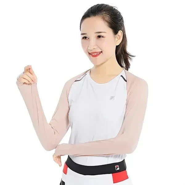 Cooling Shawl Arm Sleeves Sun Uv Protection Cooler Shrug