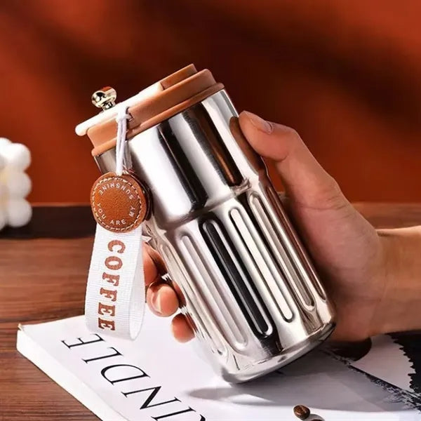 15oz Portable LED Temperature Display Coffee Thermos Cup