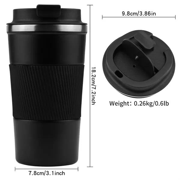 17oz Leakproof Coffee Mug Travel Double Wall Thermal Cup