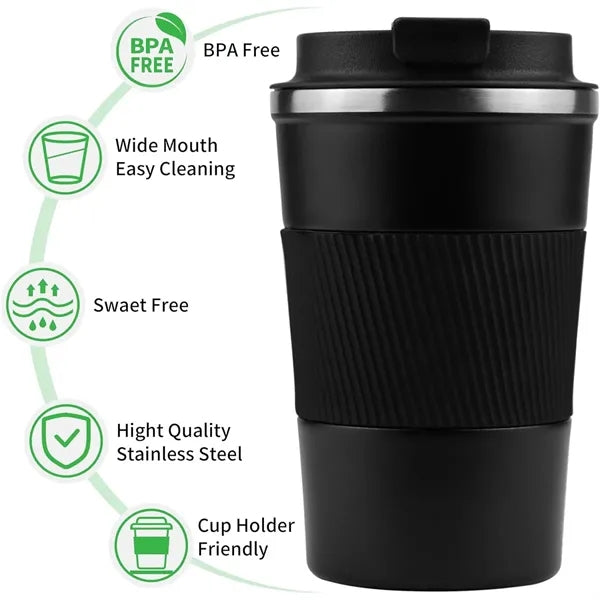 17oz Leakproof Coffee Mug Travel Double Wall Thermal Cup